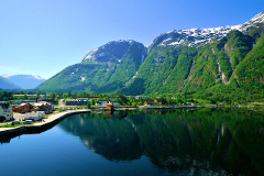 Schönes Norwegen hautnah